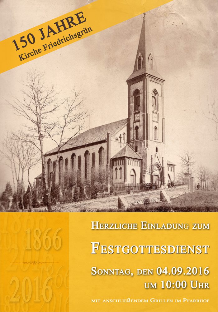 150 Jahre Kirche Friedrichsgrün